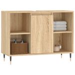 Casa si Gradina - Mobilier - Mobilier baie - Comode baie - Comoda pentru baie, stejar sonoma, 80x33x60 cm, lemn compozit - Infinity.ro