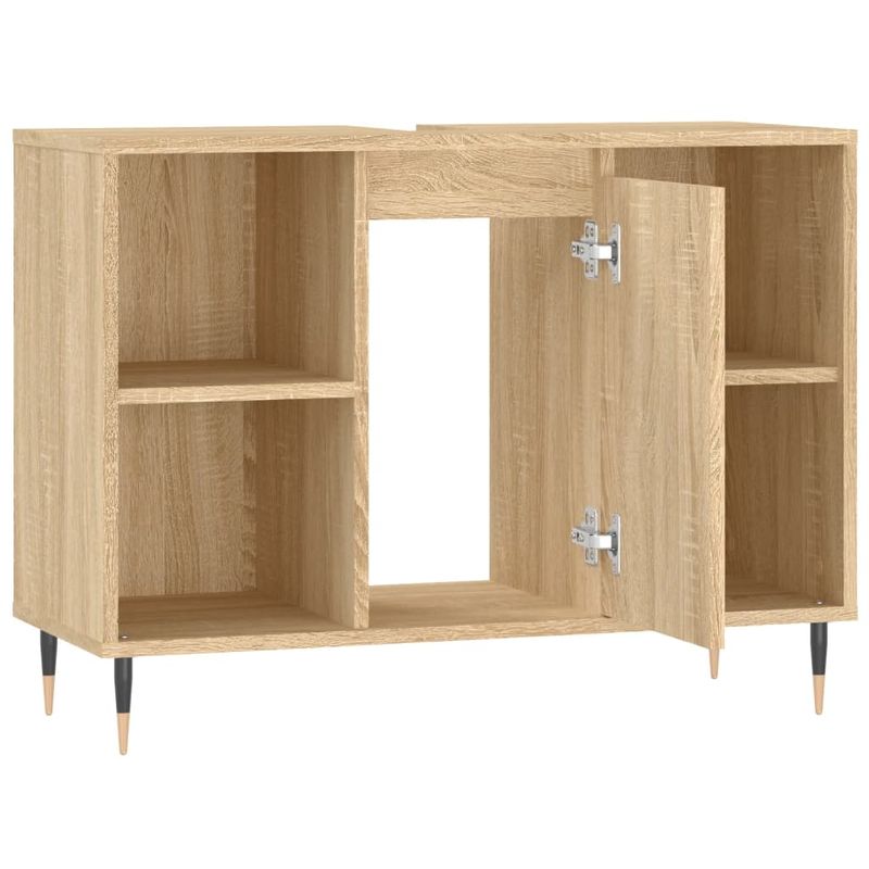 Casa si Gradina - Mobilier - Mobilier baie - Comode baie - Comoda pentru baie, stejar sonoma, 80x33x60 cm, lemn compozit - Infinity.ro