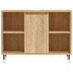 Casa si Gradina - Mobilier - Mobilier baie - Comode baie - Comoda pentru baie, stejar sonoma, 80x33x60 cm, lemn compozit - Infinity.ro
