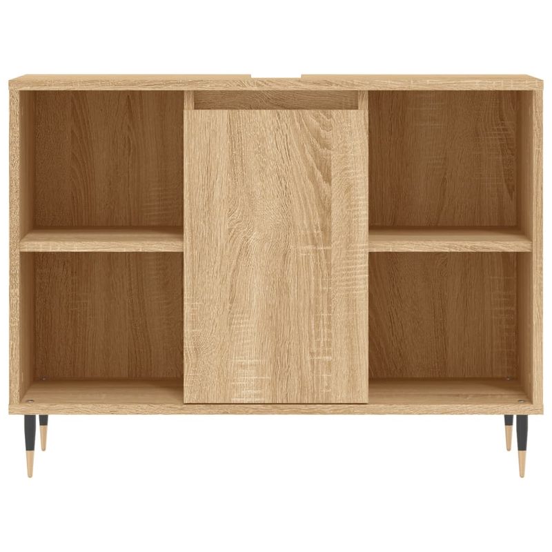 Casa si Gradina - Mobilier - Mobilier baie - Comode baie - Comoda pentru baie, stejar sonoma, 80x33x60 cm, lemn compozit - Infinity.ro