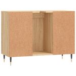 Casa si Gradina - Mobilier - Mobilier baie - Comode baie - Comoda pentru baie, stejar sonoma, 80x33x60 cm, lemn compozit - Infinity.ro
