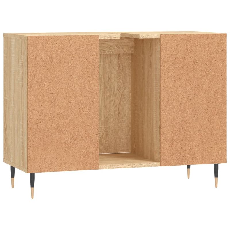 Casa si Gradina - Mobilier - Mobilier baie - Comode baie - Comoda pentru baie, stejar sonoma, 80x33x60 cm, lemn compozit - Infinity.ro