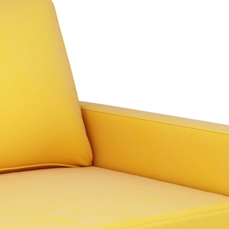 Casa si Gradina - Mobilier - Canapele si coltare - Canapele - Canapea cu 2 locuri, galben, 120 cm, catifea - Infinity.ro