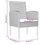 Casa si Gradina - Gradina si terasa - Mobilier exterior - Seturi mobila gradina - Set mobilier de gradina, 5 piese, negru, poliratan si otel - Infinity.ro