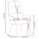 Casa si Gradina - Mobilier - Scaune si fotolii - Fotolii - Fotoliu de relaxare, gri inchis, material textil - Infinity.ro