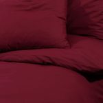 Casa si Gradina - Textile si covoare - Lenjerii de pat - Seturi de lenjerie - Set cu husa de pilota, rosu bordo, 240x220 cm, microfibra - Infinity.ro