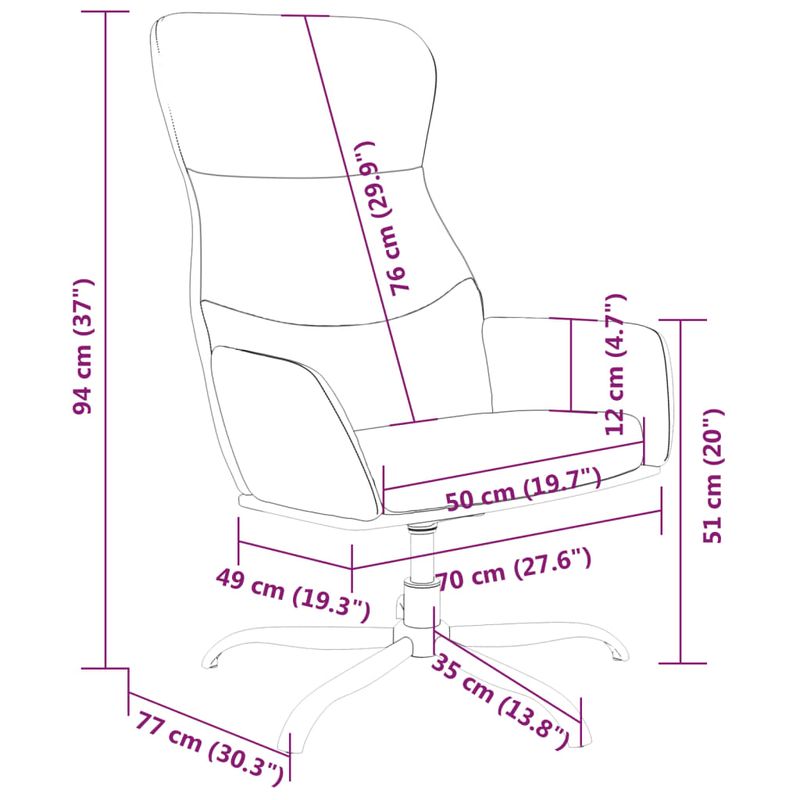 Casa si Gradina - Mobilier - Scaune si fotolii - Fotolii - Fotoliu de relaxare, gri inchis, material textil - Infinity.ro