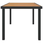 Casa si Gradina - Gradina si terasa - Mobilier exterior - Mese gradina - Masa de gradina, maro, 140x90x74 cm, aluminiu si WPC - Infinity.ro