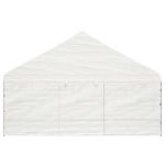 Casa si Gradina - Gradina si terasa - Umbrele si pavilioane - Pavilioane - Foisor cu acoperis, alb, 5,88x2,23x3,75 m, polietilena - Infinity.ro