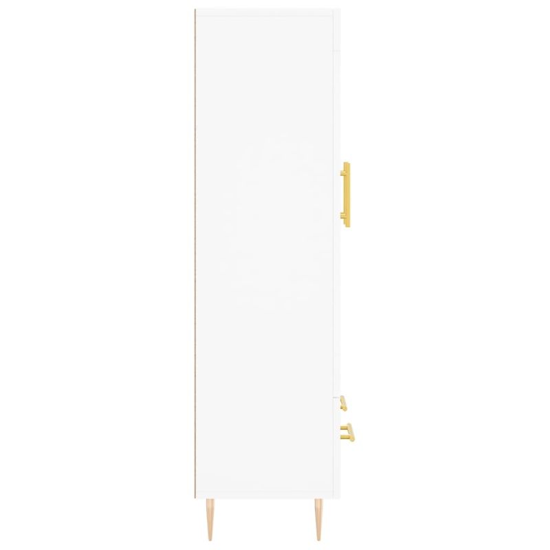 Casa si Gradina - Mobilier - Comode si corpuri - Corpuri bucatarie - Dulap inalt, alb, 69,5x31x115 cm, lemn prelucrat - Infinity.ro