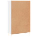 Casa si Gradina - Mobilier - Comode si corpuri - Corpuri bucatarie - Dulap inalt, alb, 69,5x31x115 cm, lemn prelucrat - Infinity.ro