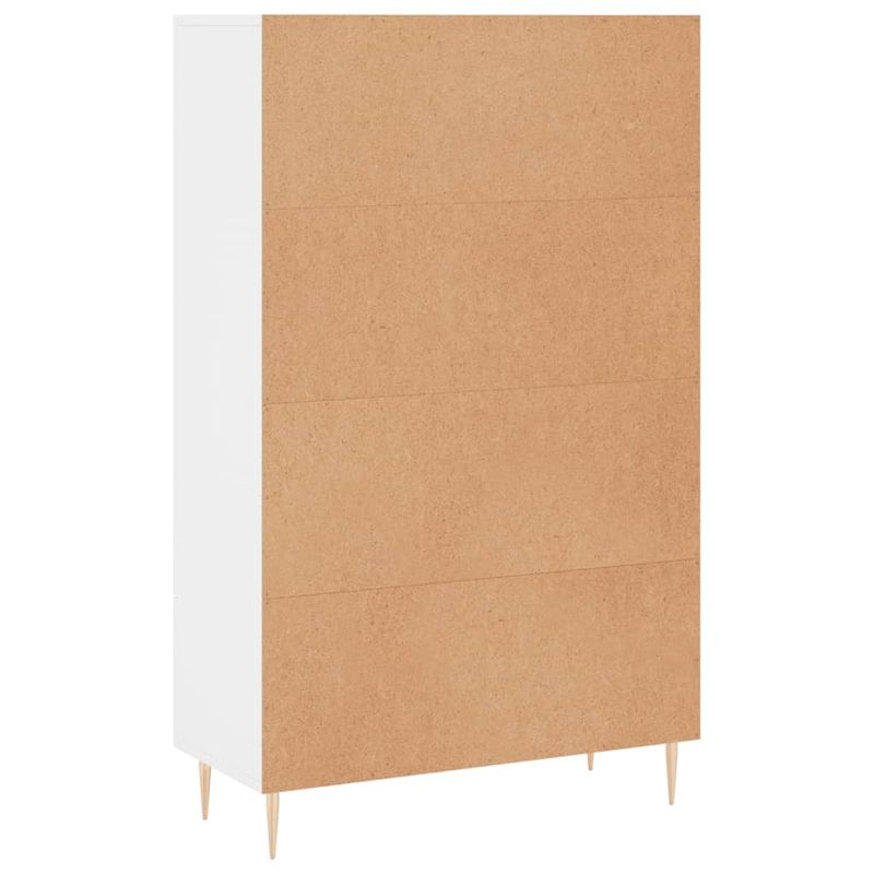 Casa si Gradina - Mobilier - Comode si corpuri - Corpuri bucatarie - Dulap inalt, alb, 69,5x31x115 cm, lemn prelucrat - Infinity.ro