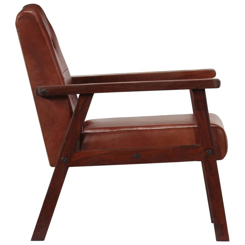 Casa si Gradina - Mobilier - Scaune si fotolii - Fotolii - Fotoliu, maro, piele naturala - Infinity.ro