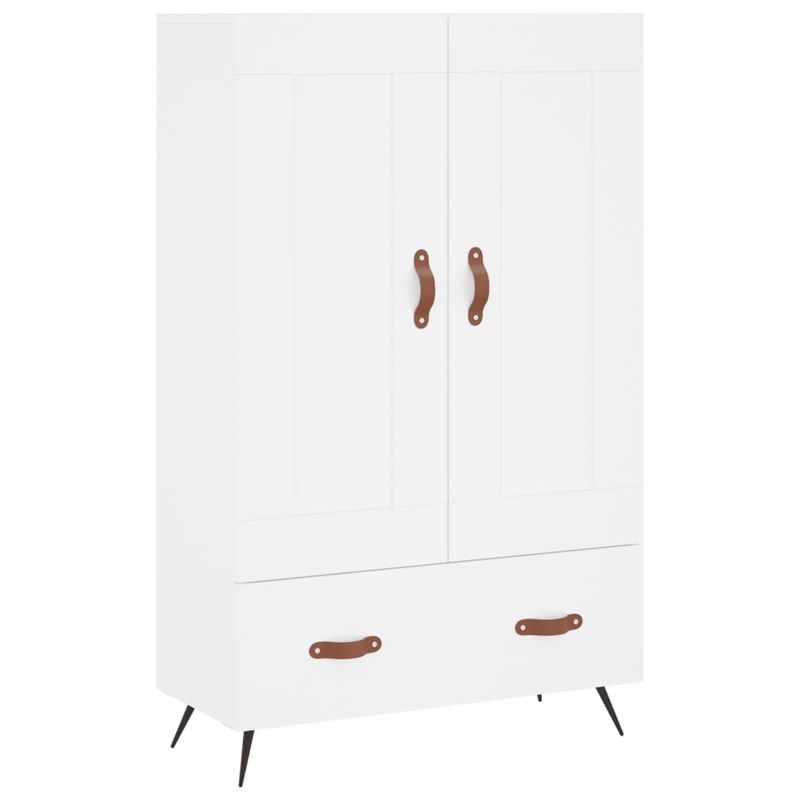Casa si Gradina - Mobilier - Comode si corpuri - Corpuri bucatarie - Dulap inalt, alb, 69,5x31x115 cm, lemn prelucrat - Infinity.ro
