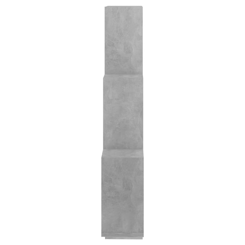 Casa si Gradina - Mobilier - Biblioteci si rafturi - Rafturi - Raft de perete cub, gri beton, 78x15x93 cm, PAL - Infinity.ro
