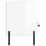 Casa si Gradina - Mobilier - Comode si corpuri - Comode - Comoda TV, alb extralucios, 102x36x50 cm, lemn prelucrat - Infinity.ro