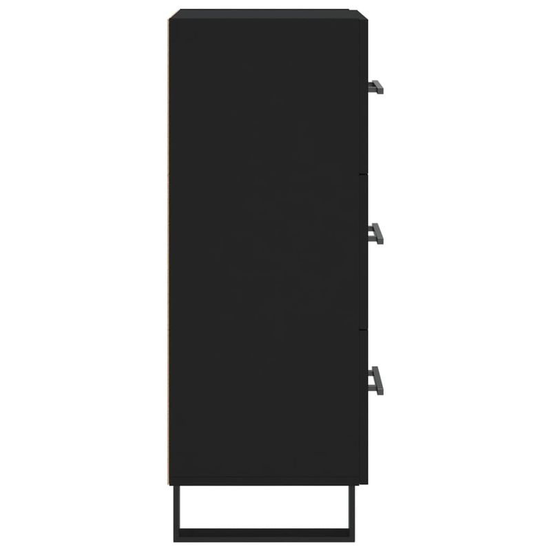 Casa si Gradina - Mobilier - Comode si corpuri - Comode - Servanta, negru, 34,5x34x90 cm, lemn compozit - Infinity.ro