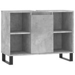Casa si Gradina - Mobilier - Mobilier baie - Comode baie - Comoda pentru baie, gri beton, 80x33x60 cm, lemn compozit - Infinity.ro
