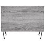 Casa si Gradina - Mobilier - Mese si birouri - Masute de cafea - Masuta de cafea, gri sonoma, 60x44,5x45 cm, lemn prelucrat - Infinity.ro