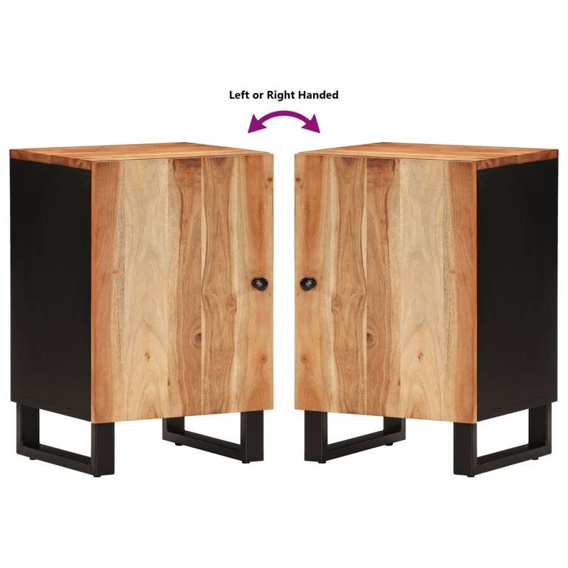 Casa si Gradina - Mobilier - Seturi de mobilier - Seturi baie - Dulap de baie, 38x33x58 cm, lemn masiv de acacia - Infinity.ro