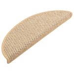 Casa si Gradina - Textile si covoare - Covoare - Covoare casa - Covorase scari autoadezive 15 buc. bej deschis 65x21x4cm sisal - Infinity.ro
