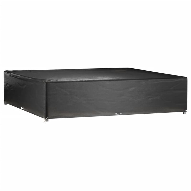 Casa si Gradina - Textile si covoare - Huse pentru mobilier - Huse mobilier gradina, 2 buc, 16 ocheti, 240x240x55 cm, patrat - Infinity.ro