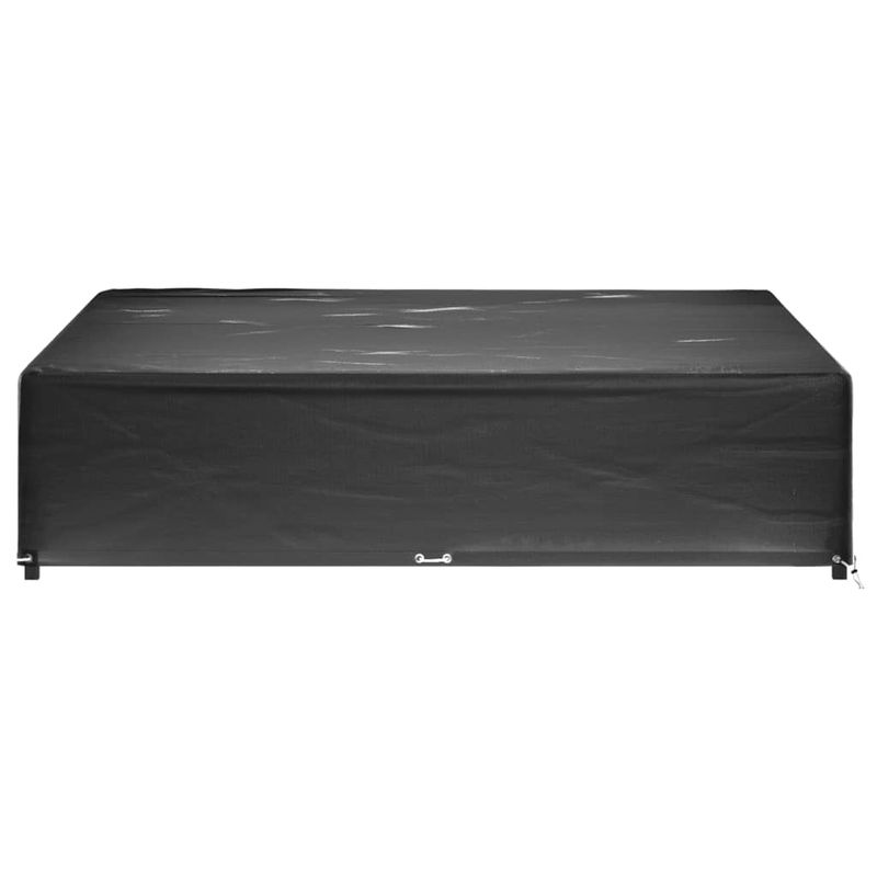 Casa si Gradina - Textile si covoare - Huse pentru mobilier - Huse mobilier gradina, 2 buc, 16 ocheti, 240x240x55 cm, patrat - Infinity.ro