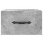 Casa si Gradina - Mobilier - Comode si corpuri - Noptiere - Noptiera de perete, gri beton, 35x35x20 cm - Infinity.ro