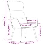 Casa si Gradina - Mobilier - Scaune si fotolii - Fotolii - Fotoliu de relaxare, gri deschis, material textil - Infinity.ro