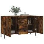 Casa si Gradina - Mobilier - Comode si corpuri - Comode - Servanta, stejar fumuriu, 100x36x60 cm, lemn compozit - Infinity.ro