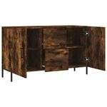 Casa si Gradina - Mobilier - Comode si corpuri - Comode - Servanta, stejar fumuriu, 100x36x60 cm, lemn compozit - Infinity.ro