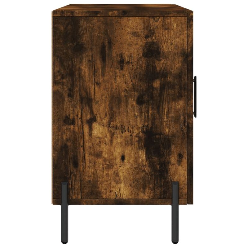 Casa si Gradina - Mobilier - Comode si corpuri - Comode - Servanta, stejar fumuriu, 100x36x60 cm, lemn compozit - Infinity.ro