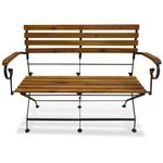 Casa si Gradina - Gradina si terasa - Mobilier exterior - Bancute de gradina - Banca de gradina pliabila, 112 cm, lemn masiv de acacia - Infinity.ro