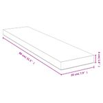Casa si Gradina - Mobilier - Biblioteci si rafturi - Rafturi - Raft de perete, 80x20x4 cm, bambus - Infinity.ro