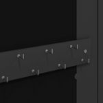 Casa si Gradina - Decoratiuni - Oglinzi - Dulap de bijuterii cu oglinda de perete, negru, 30x8,5x67 cm - Infinity.ro