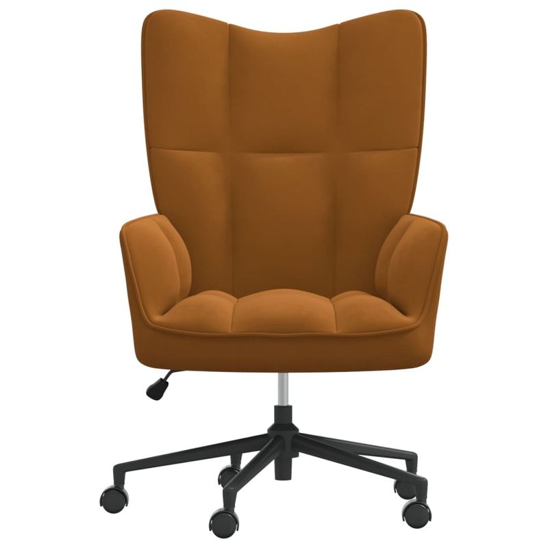 Casa si Gradina - Mobilier - Scaune si fotolii - Fotolii - Fotoliu de relaxare, maro, catifea - Infinity.ro