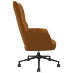 Casa si Gradina - Mobilier - Scaune si fotolii - Fotolii - Fotoliu de relaxare, maro, catifea - Infinity.ro