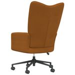 Casa si Gradina - Mobilier - Scaune si fotolii - Fotolii - Fotoliu de relaxare, maro, catifea - Infinity.ro