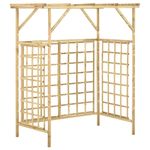 Casa si Gradina - Gradina si terasa - Decoratiuni exterior - Arcade - Pergola de gradina pentru pubele duble, lemn de pin tratat - Infinity.ro
