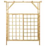 Casa si Gradina - Gradina si terasa - Decoratiuni exterior - Arcade - Pergola de gradina pentru pubele duble, lemn de pin tratat - Infinity.ro