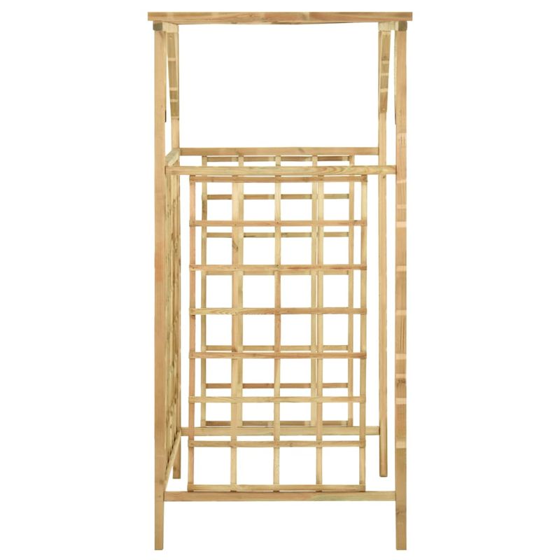 Casa si Gradina - Gradina si terasa - Decoratiuni exterior - Arcade - Pergola de gradina pentru pubele duble, lemn de pin tratat - Infinity.ro