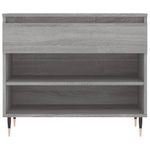 Casa si Gradina - Mobilier - Organizare si depozitare - Organizator incaltaminte - Pantofar, gri sonoma, 70x36x60 cm, lemn prelucrat - Infinity.ro