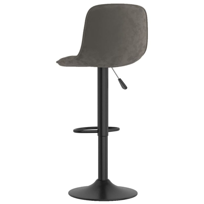 Casa si Gradina - Mobilier - Scaune si fotolii - Scaune - Scaune de bar, 2 buc., gri inchis, catifea - Infinity.ro