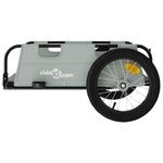 Sport si Outdoor - Ciclism - Accesorii pentru biciclete - Remorci biciclete - Remorca de bicicleta, textil oxford și fier, mărime 126x63x36 cm - Infinity.ro