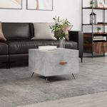 Casa si Gradina - Mobilier - Mese si birouri - Masute de cafea - Masuta de cafea, gri beton, 50x50x40 cm, lemn compozit - Infinity.ro