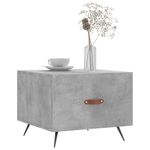 Casa si Gradina - Mobilier - Mese si birouri - Masute de cafea - Masuta de cafea, gri beton, 50x50x40 cm, lemn compozit - Infinity.ro
