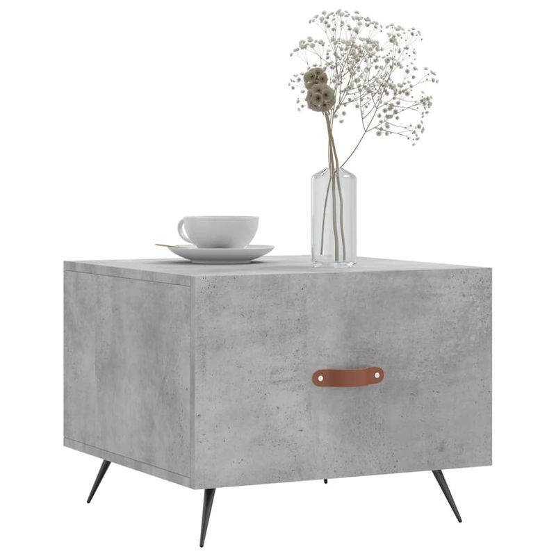 Casa si Gradina - Mobilier - Mese si birouri - Masute de cafea - Masuta de cafea, gri beton, 50x50x40 cm, lemn compozit - Infinity.ro