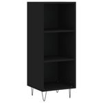 Casa si Gradina - Mobilier - Comode si corpuri - Comode - Servanta, negru, 34,5x32,5x90 cm, lemn compozit - Infinity.ro