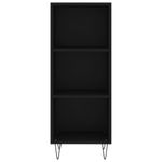 Casa si Gradina - Mobilier - Comode si corpuri - Comode - Servanta, negru, 34,5x32,5x90 cm, lemn compozit - Infinity.ro