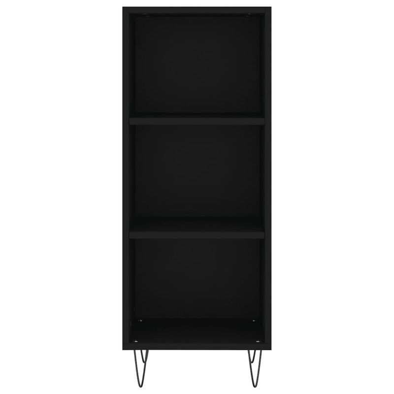 Casa si Gradina - Mobilier - Comode si corpuri - Comode - Servanta, negru, 34,5x32,5x90 cm, lemn compozit - Infinity.ro